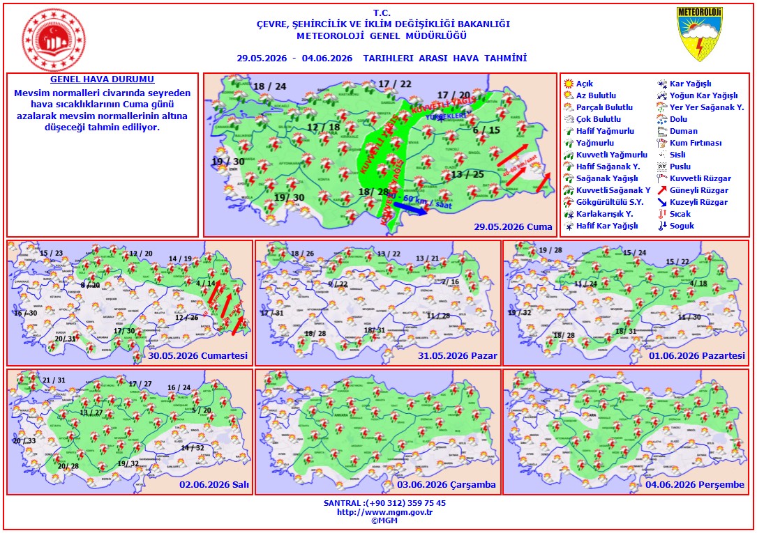 Meteoroloji Uyardı: Kuvvetli Yağış Geliyor