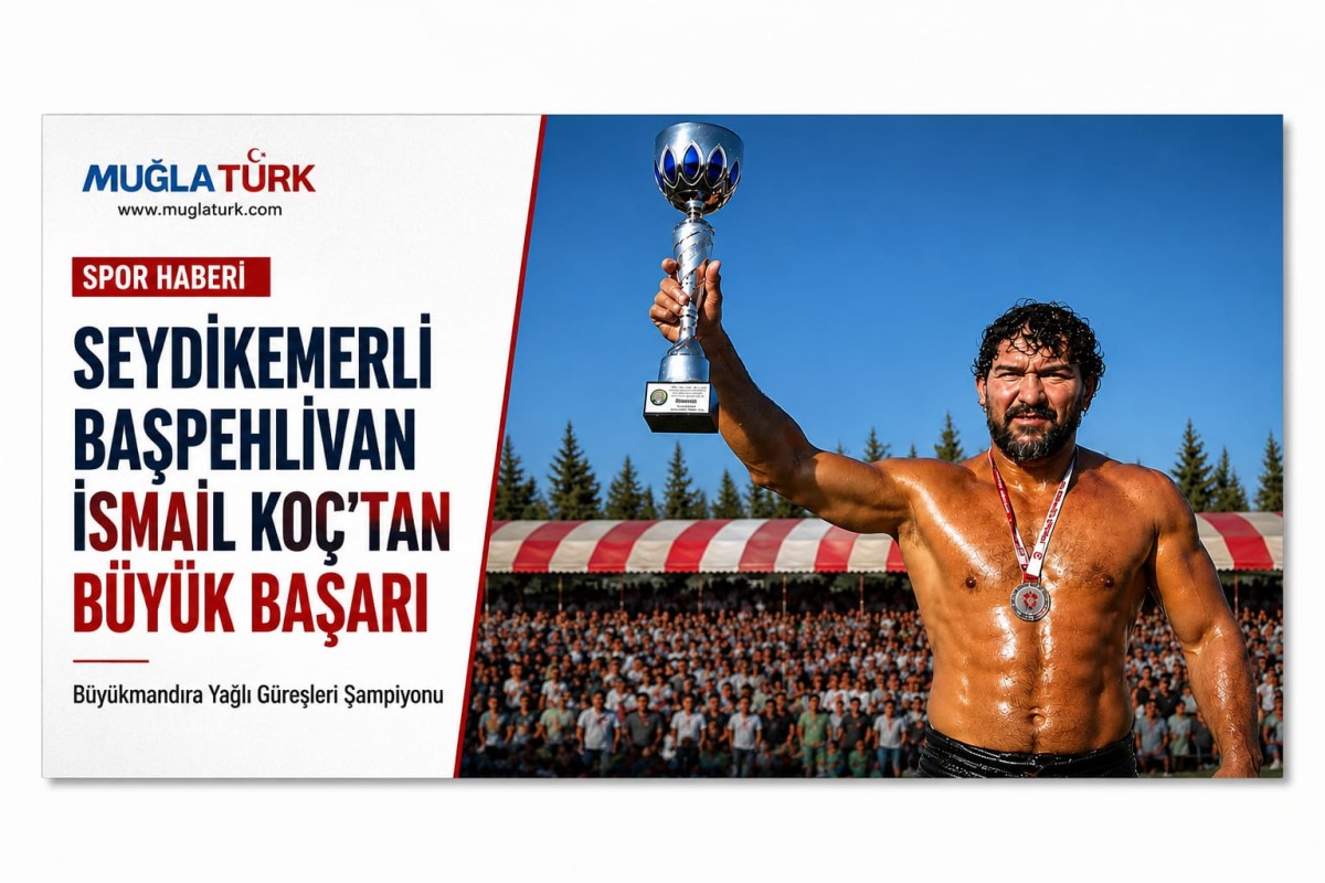 SEYDİKEMERLİ BAŞPEHLİVAN İSMAİL KOÇ’TAN BÜYÜK BAŞARI