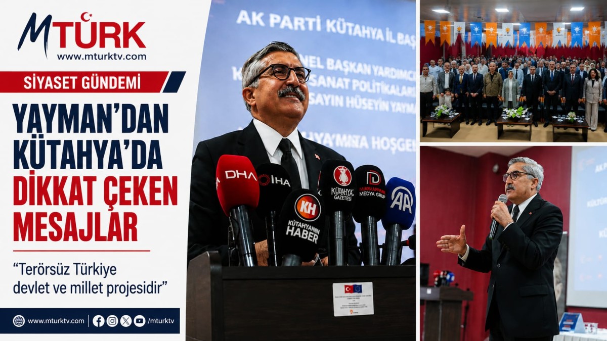 “Yayman: Terörsüz Türkiye, devlet ve millet projesidir”