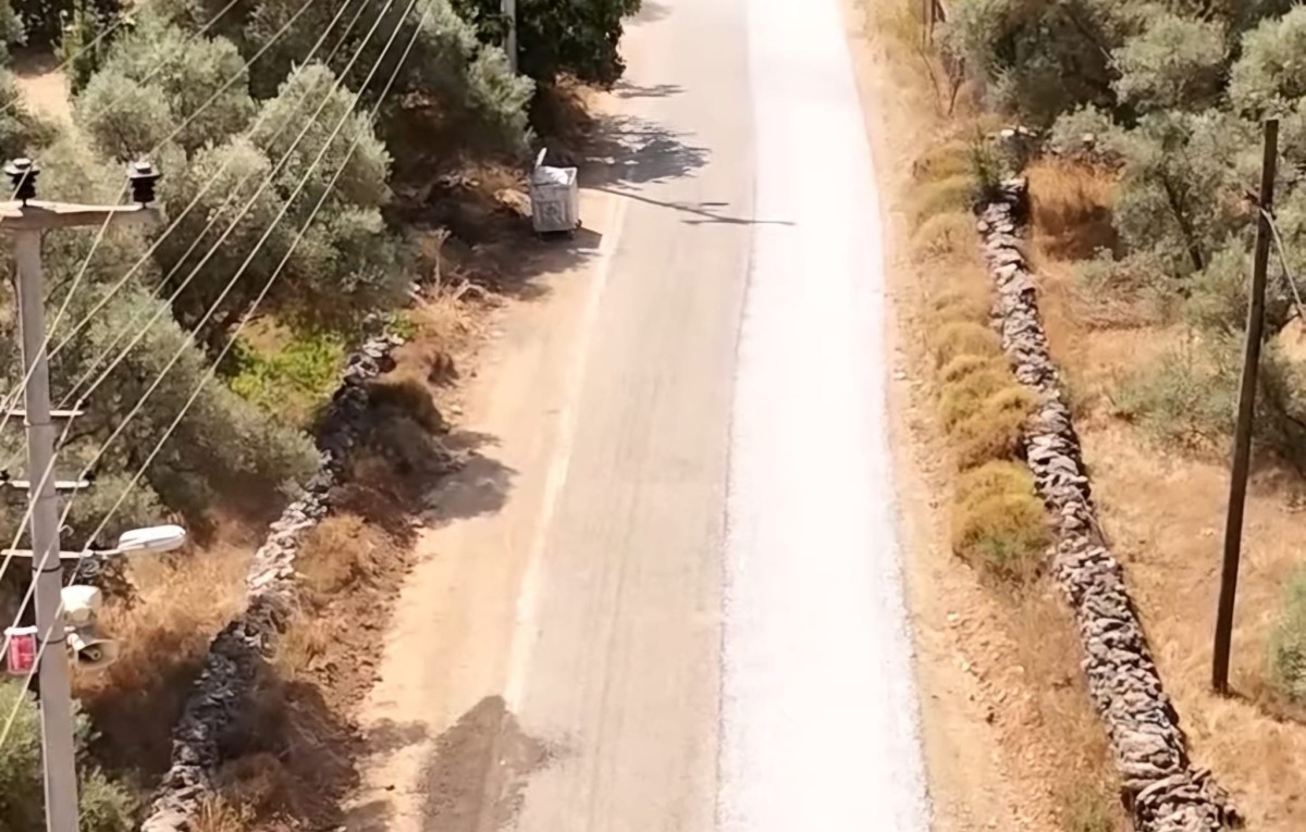 Bodrum'da 15 Kilometrelik Sathi Kaplama Asfalt Çalışması Tamamlandı