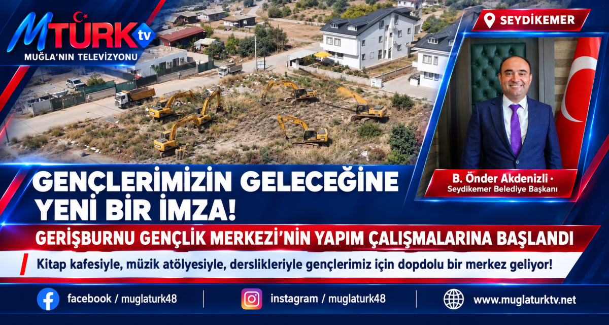 Başkan Akdenizli: Gerişburnu Gençlik Merkezi İçin Çalışmalar Başladı